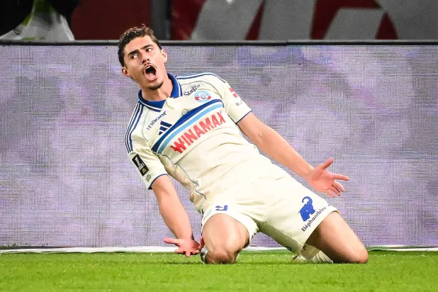 الأرجنتيني خواكين بانيتشيلي يتألق مع ستراسبورغ (د.ب.أ) 