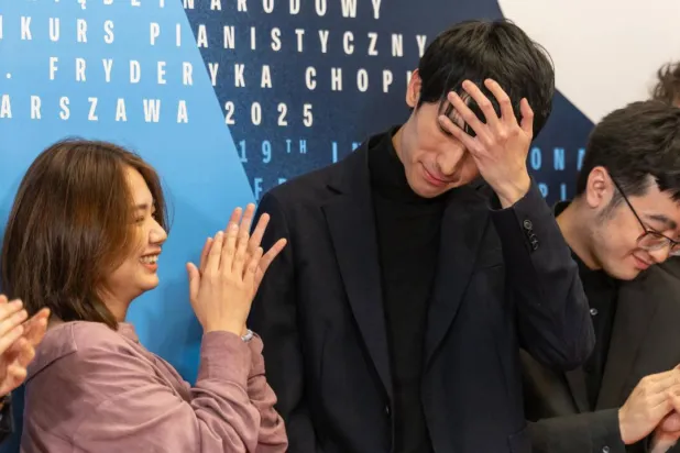 Pianists vying for the top prize performed in a multi-stage contest to showcase their skills in various musical forms. Wojtek RADWANSKI / AFP
