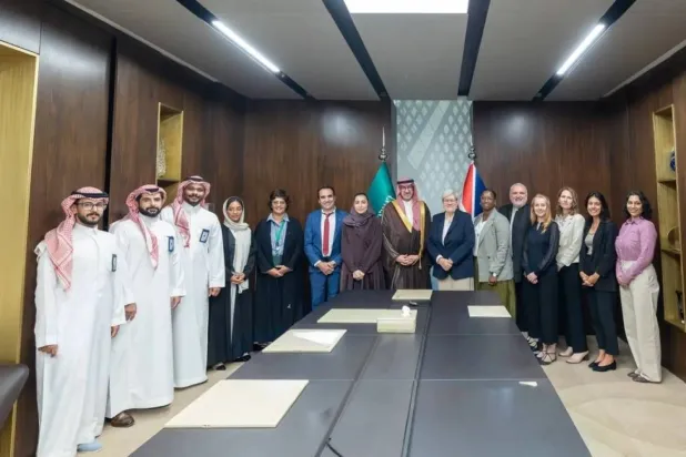 UK Special Representative for Climate Rachel Kyte during her visit to Riyadh. (Asharq Al-Awsat)