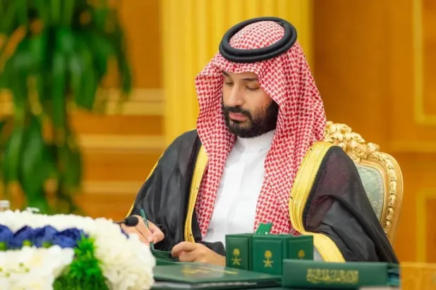 Prince Mohammed bin Salman bin Abdulaziz Al Saud, Crown Prince and Prime Minister, chairs the cabinet meeting in Riyadh. (SPA)
