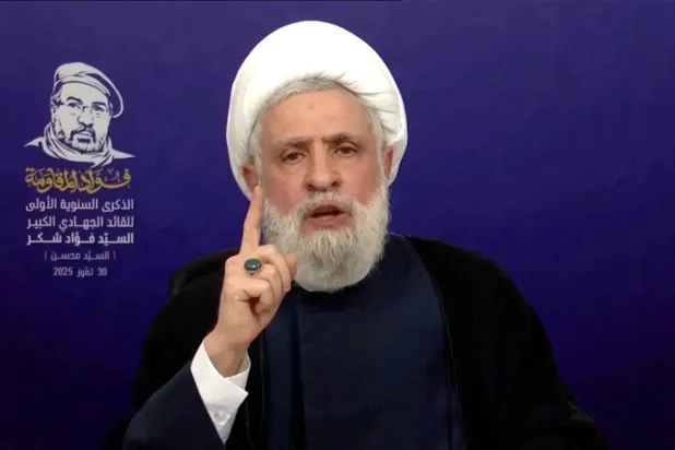 Hizbullah Genel Sekreteri Naim Kasım (Reuters)