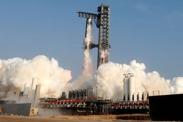 Musk'ın Starship roketi (Reuters)