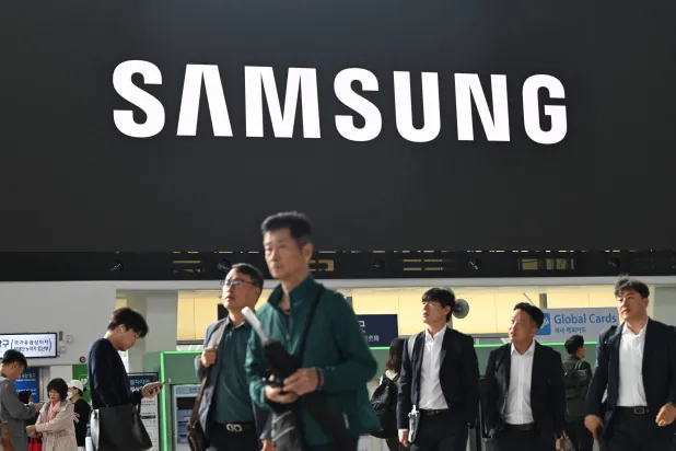 شعار سامسونغ (أ.ف.ب)