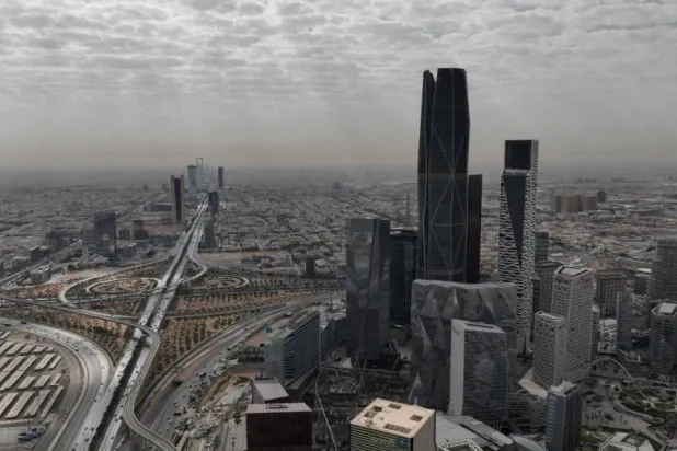 A drone view shows cityscape in Riyadh, Saudi Arabia - December 1, 2024. (Reuters)