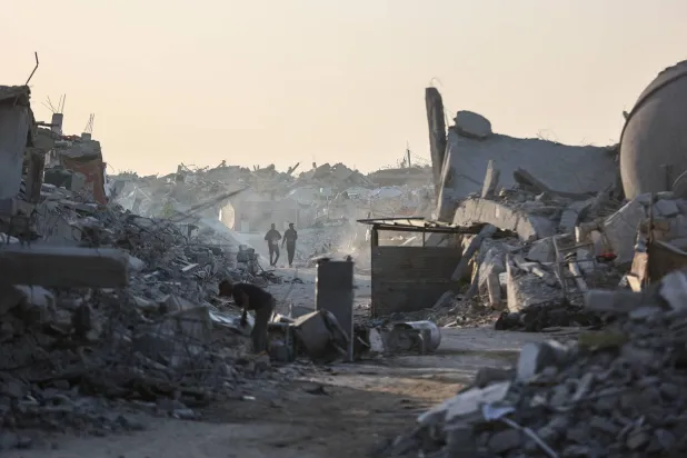 جانب من الدمار في غزة (أ.ف.ب)