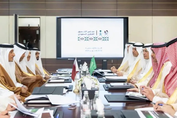 من اجتماع اللجنة الإعلامية المنبثقة عن «مجلس التنسيق السعودي - القطري» في الدوحة الخميس (واس)