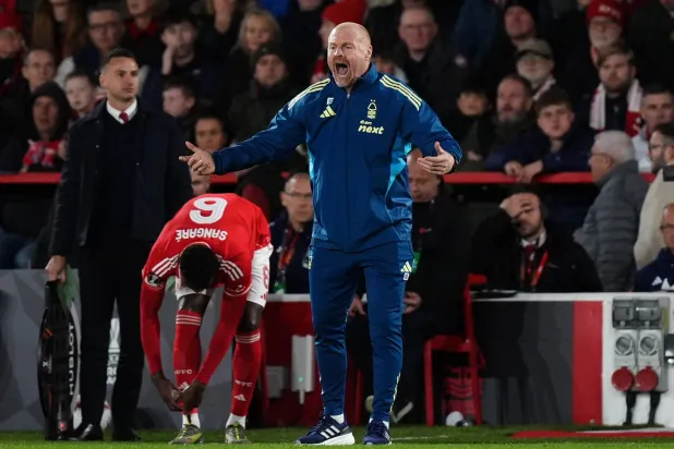 شون دايش مدرب نوتنغهام فورست (د.ب.أ)