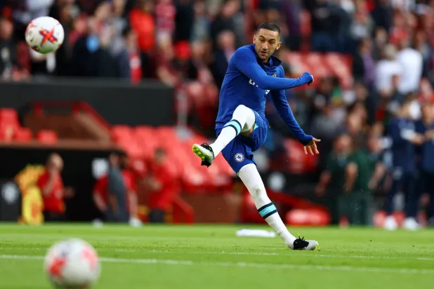 لاعب الوسط المهاجم الدولي حكيم زياش (رويترز)