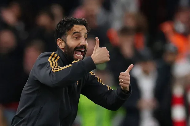 مدرب مانشستر يونايتد روبن أموريم (رويترز)