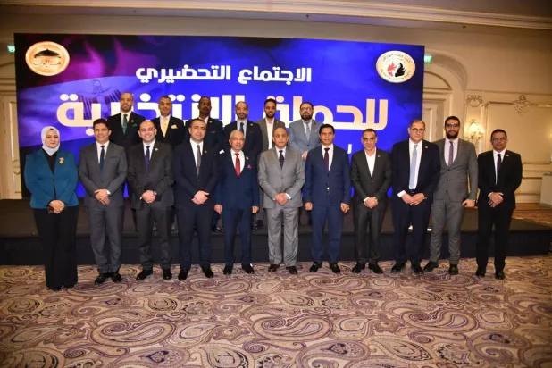 اجتماع تحضيري لحزب «حماة الوطن» بشأن انتحابات مجلس النواب (الصفحة الرسمية للحزب)