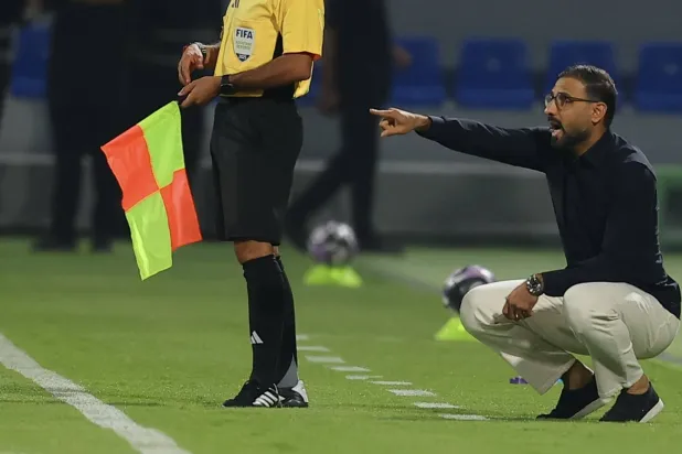 سعد الشهري مدرب الاتفاق (تصوير: عبد العزيز النومان)