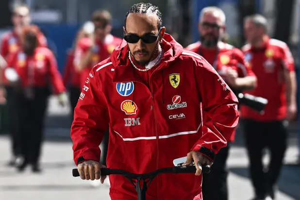 هاميلتون (أ.ف.ب)