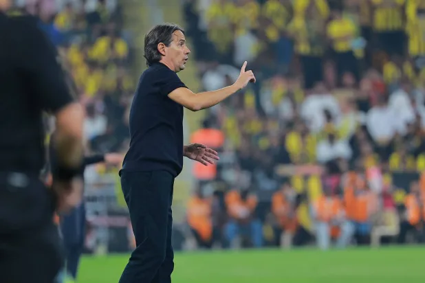 الإيطالي سيموني إنزاغي مدرب فريق الهلال (تصوير: محمد المانع) 