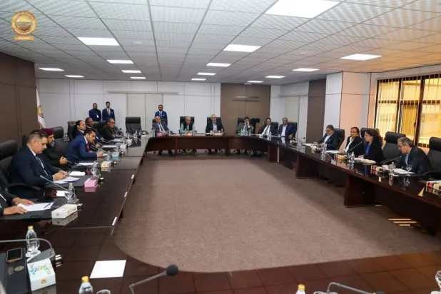 نائبة المبعوثة الأممية ستيفاني خوري خلال لقاء مع رؤساء اللجان الدائمة بمجلس النواب في بنغازي (البعثة الأممية)