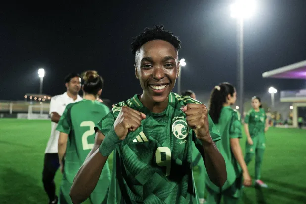 البندري مبارك سجلت هدف الفوز (الشرق الأوسط)