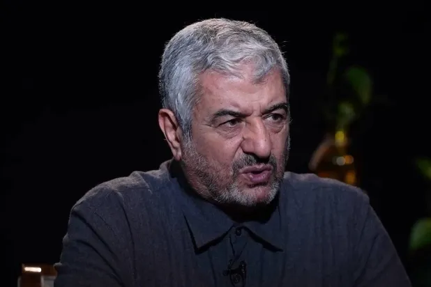 جعفري يتحدث في مقابلة بثّها التلفزيون الرسمي