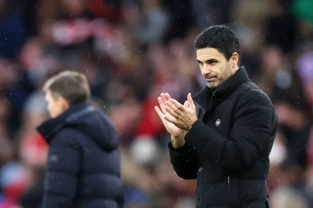 ميكل أرتيتا مدرب آرسنال (إ.ب.أ)