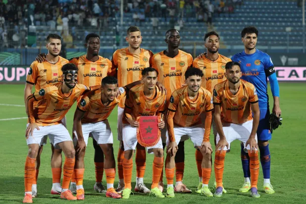 فريق نهضة بركان المغربي (رويترز)