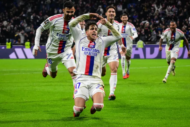 ليون هزم ستراسبورغ (أ.ف.ب)