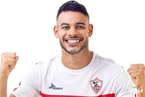 نبيل عماد «دونغا» لاعب وسط الزمالك (نادي الزمالك)