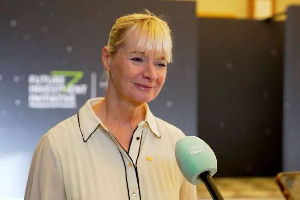 الأمينة العامة لمجلس الطاقة العالمي الدكتورة أنجيلا ويلكنسون (تصوير: تركي العقيلي)