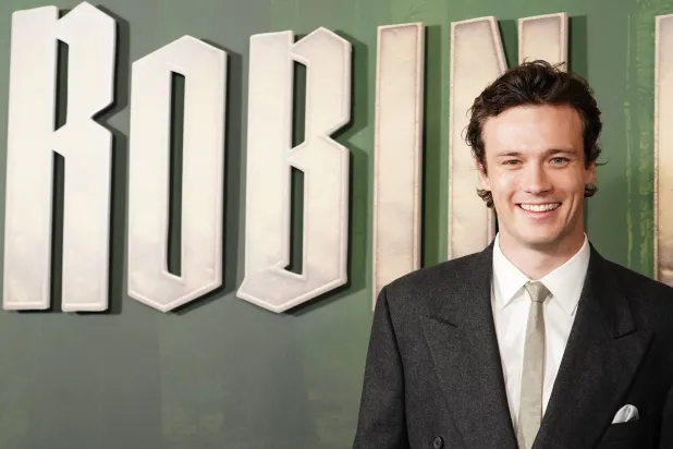 28 October 2025, United Kingdom, London: Australian actor Jack Patten arrives for the screening of "Robin Hood" at Regent Street Cinema. (dpa)