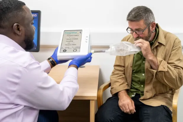 صورة نشرها الباحثون للاختبار الجديد