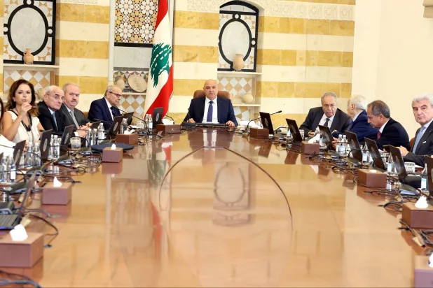 الرئيس جوزيف عون مترئساً جلسة الحكومة (الرئاسة اللبنانية)