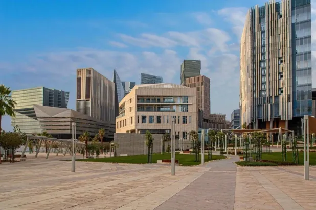 Riyad'daki Kral Abdullah Finans Bölgesi (Şarku’l Avsat)