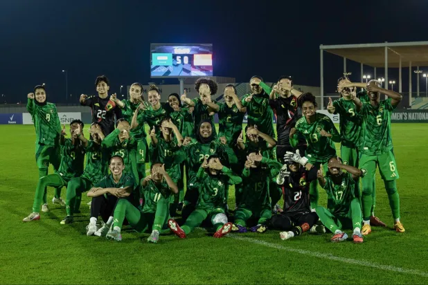 أخضر السيدات تمكن من تسجيل فوز عريض على سنغافورة (الشرق الأوسط)