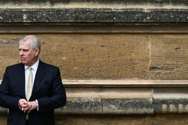 The death of Queen Elizabeth II in 2022 left Andrew exposed, as he hurtled towards his downfall. JUSTIN TALLIS / AFP/File
