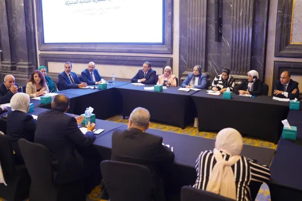 جانب من الاجتماعات التحضيرية لـ«اللجنة العليا المشتركة» بين مصر ولبنان (وزارة التخطيط المصرية)