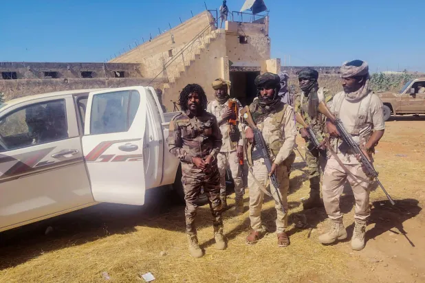 عناصر من «قوات الدعم السريع» في الفاشر (أ.ف.ب)