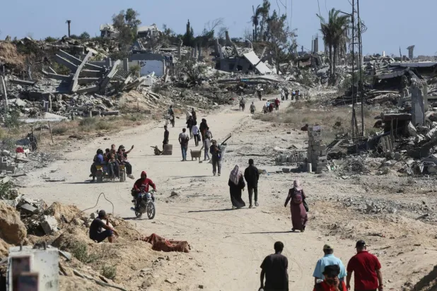 İsrail ordusu, Gazze'de çoğu çocuk ve kadın 70 bine yakın Filistinliyi katletti (AFP)