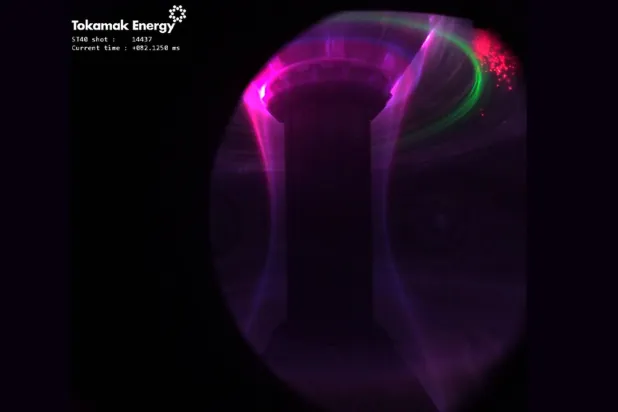 Yeni bir yüksek hızlı kamera, plazma davranışını görüntüledi (Tokamak Energy)