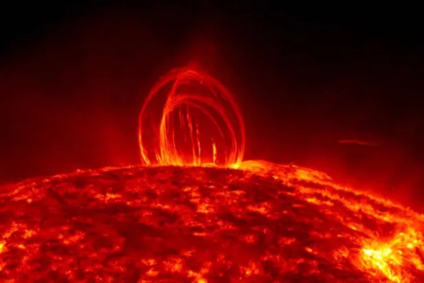 Güneş yağmurları genellikle Güneş patlamalarından sonra meydana geliyor (NASA)