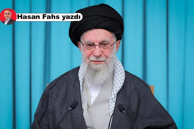 Dini Lider'in uluslararası spor ve bilim yarışmalarının kazananlarına yaptığı son konuşmada, rejimin dini kimliğinin dayanağını oluşturan ideolojik ve doktrinel tanımlardan hiçbirini kullanmaması dikkat çekiciydi (Batı Asya Haber Ajansı/Reuters)