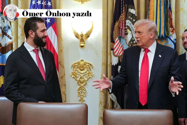 ABD Başkanı Donald Trump ve Suriye Devlet Başkanı Ahmed eş-Şara, Beyaz Saray'da, Washington, 10 Kasım 2025