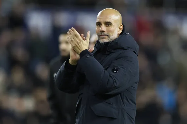 جوسيب غوارديولا المدير الفني لفريق مانشستر سيتي (رويترز)