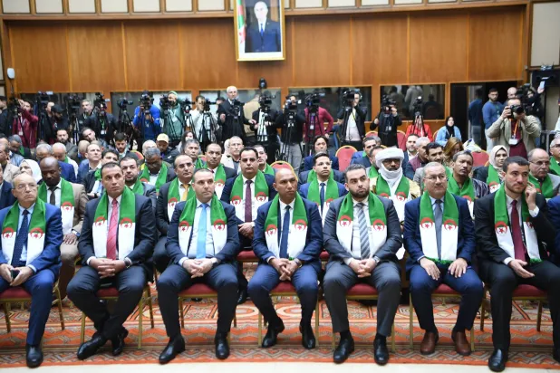 أعضاء لجنة صياغة قانون تجريم الاستعمار (البرلمان الجزائري)