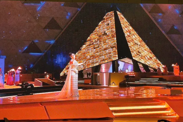 جانب من حفل افتتاح المتحف الكبير بمصر (من فيديو حفل الافتتاح)