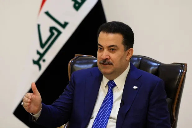 رئيس الوزراء العراقي محمد شياع السوداني (رويترز)