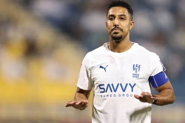 سالم الدوسري قائد الهلال (تصوير: سعد العنزي) 