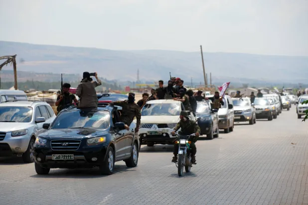 العشائر العربية وقد أعلنت النفير العام لمحاربة «قسد» في الجزيرة السورية عام 2023 (غيتي)