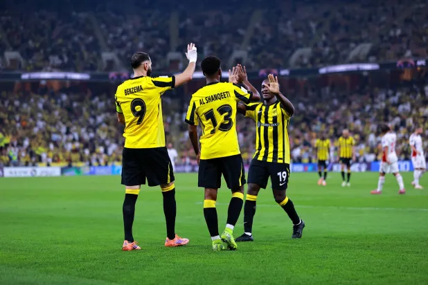 نجح الاتحاد في مواصلة رحلة انتصاراته الآسيوية للجولة الثانية على التوالي (تصوير: محمد المانع)