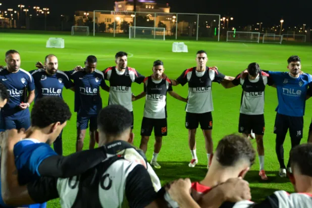 لاعبو الزمالك من الحصص التدريبية الأخيرة قبل نهائي كأس السوبر المصري (نادي الزمالك)