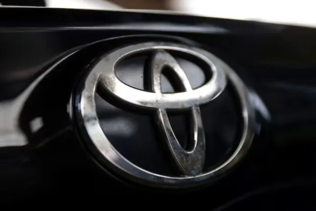 Toyota logo is seen in this illustration taken July 28, 2025. REUTERS/Dado Ruvic/Illustration 