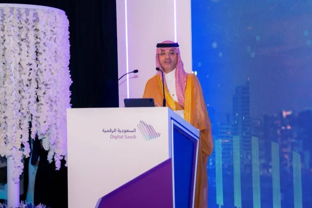 الدكتور عبد الله المغلوث مساعد وزير الإعلام أعلن عن المنصة الرقمية للتواصل الدولي خلال الملتقى (واس)