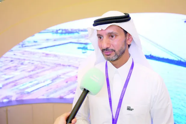 
الرئيس التنفيذي لـ«نيوم للهيدروجين الأخضر» وسام الغامدي (تصوير: تركي العقيلي)