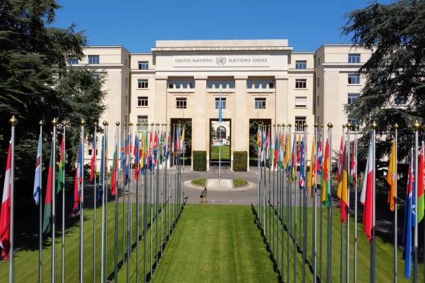 المقر الأوروبي للأمم المتحدة في جنيف بسويسرا (رويترز)